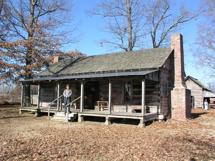 The dog-trot cabin