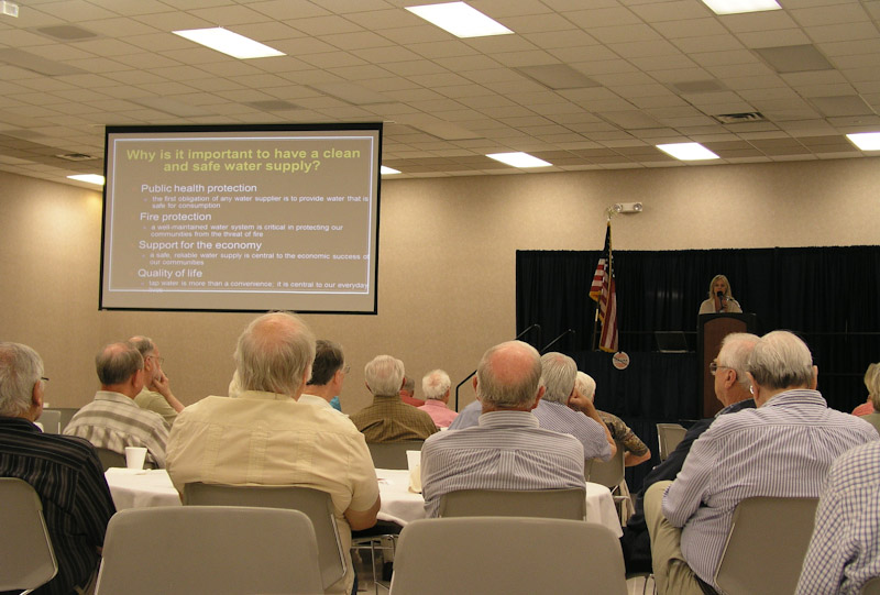 Denise Hickey gave a very interesting and informative talk on the North Texas Municipal Water District