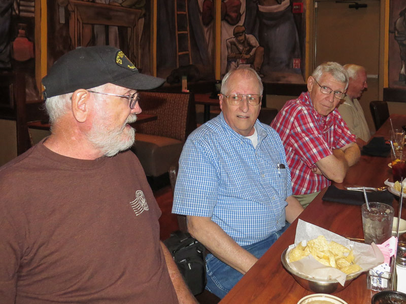 L-R: Marvin Howard, Jim Harrison, Jim Rushing, and Stacey Alford