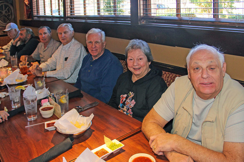 L-R: Charles Merritt, Chris Whicher, Ken Rogers, George Huling, Vic Cawoski, Allegra Burnworth, Gary Huber