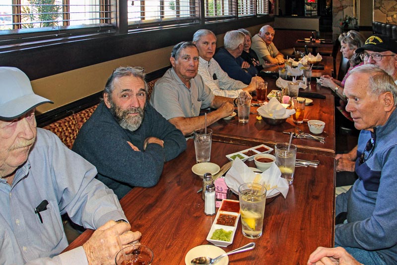 L-R:  Charles Merritt, Chris Whicher, Ken Rogers, George Huling, Vic Cawoski, Allegra Burnworth, Gary Huber, Connie Wallner, Marvin Howard, Mike Crye