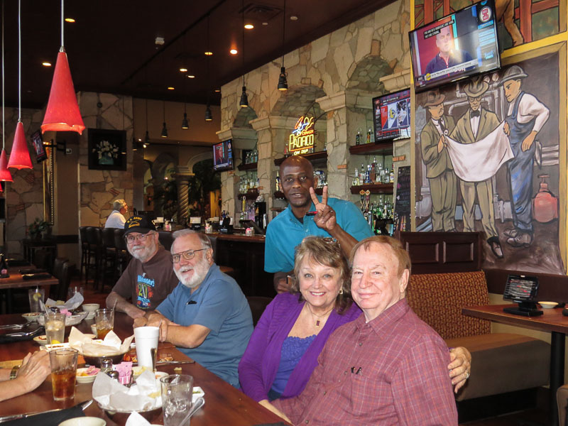 L-R: Marvin Howard, Jerry Brown, Casey, Connie Wallner, Jim Wallner