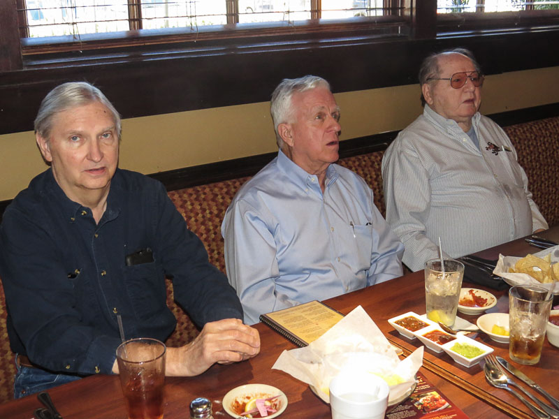 L-R: George Huling, Vic Cawoski, Terry Freeman