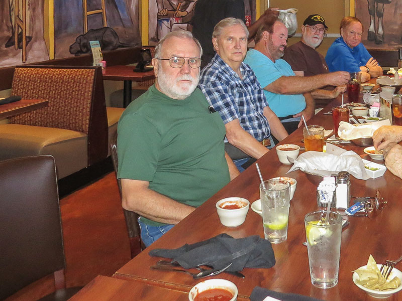 L-R: Jerry Brown, George Huling, Cal Mowrer, Marvin Howard, Jim Wallner