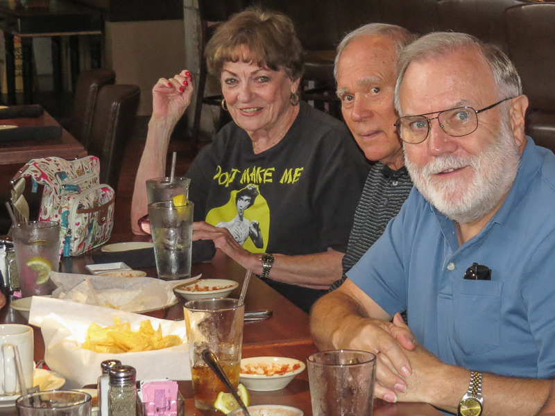 L-R: Carol George, Mike Crye, Jerry Brown