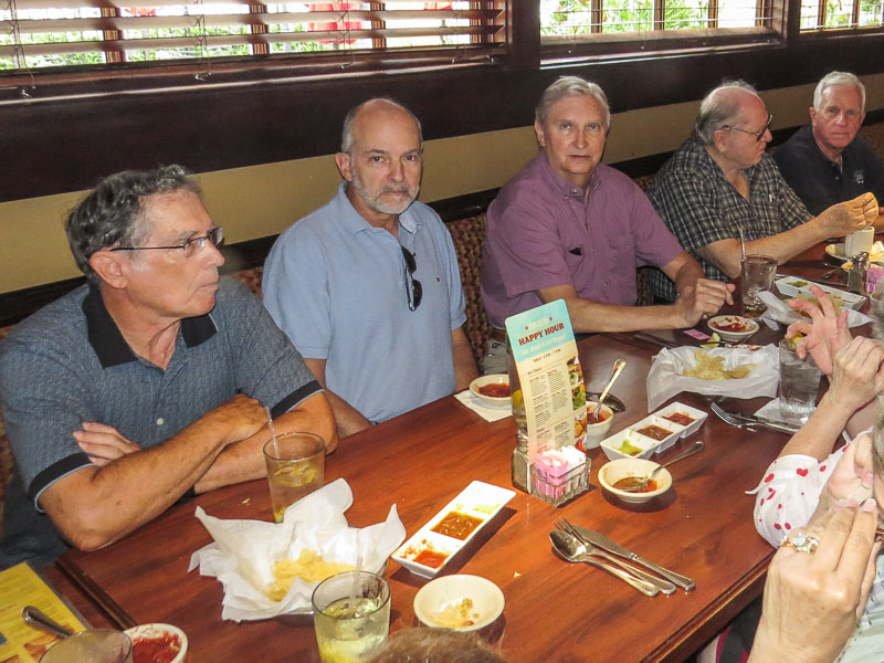 L-R: Ken Rogers, John Watson, George Huling, Terry Freeman, and Vic Cawoski