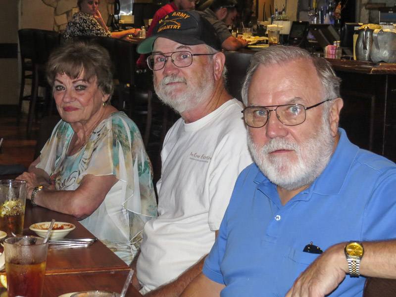 L-R: Carol George, Marvin Howard, and Jerry Brown