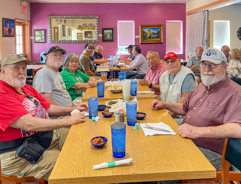L-R: Cal Mower, Marvin Howard, Angie Rocha, Steve Rocha, Gary Huber, Jim Sumlin