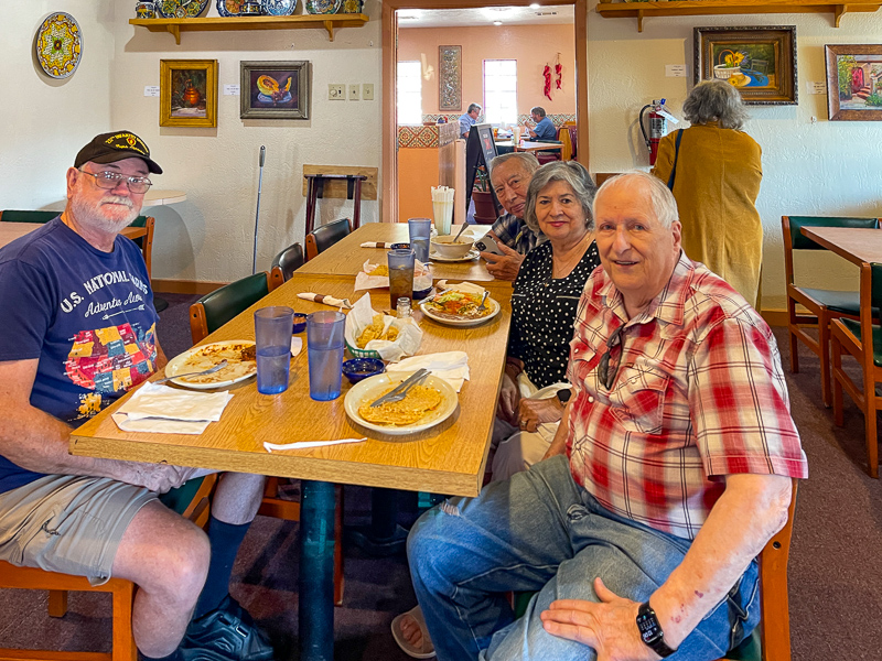 L-R: Marvin Howard, Steve Rocha, Angie Rocha, Jim Harrison