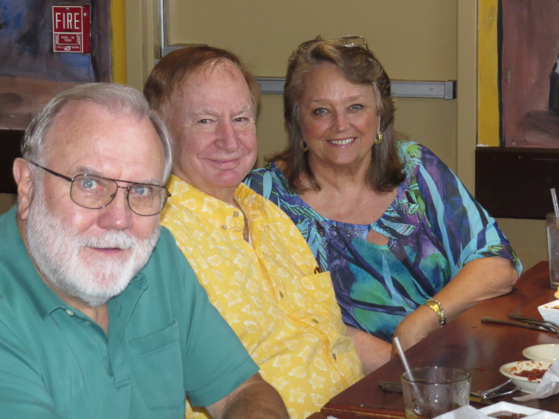 L-R: Jerry Brown, Jim & Connie Wallner