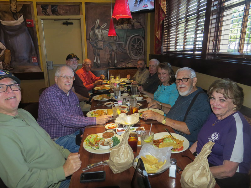 L-R: Harold Shiroma, Jim Harrison, Marvin Howard, Mike Lewis, Chris Whicher, Vic Cawoski, Connie Wallner, Weldon Low, and Carol George