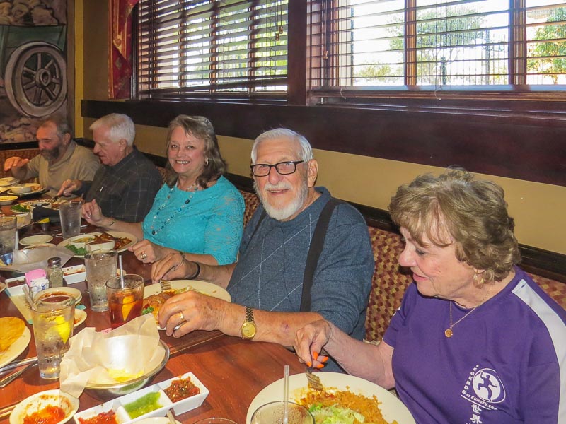 L-R: Chris Whicher, Vick Cawoski, Connie Wallner, Weldon, Low, and Carol George 