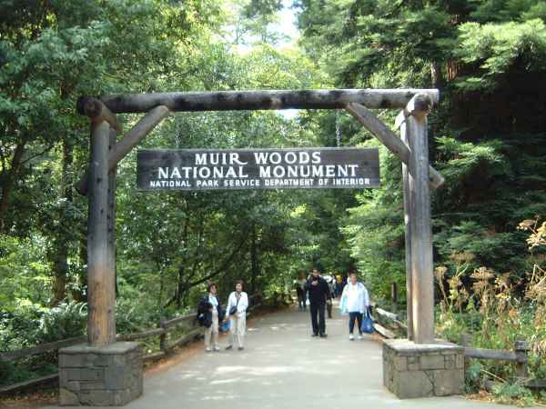 Entrance to Muir Woods