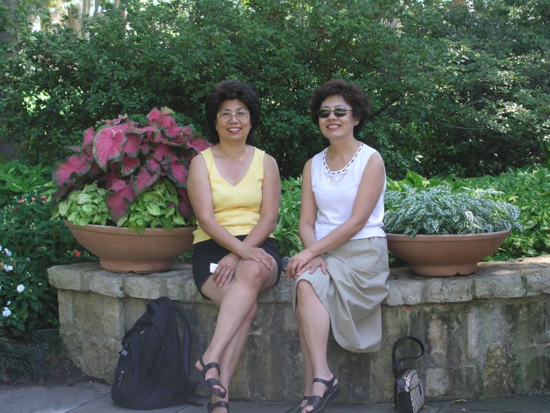 Angie and LiShung at the Dallas Arboretum