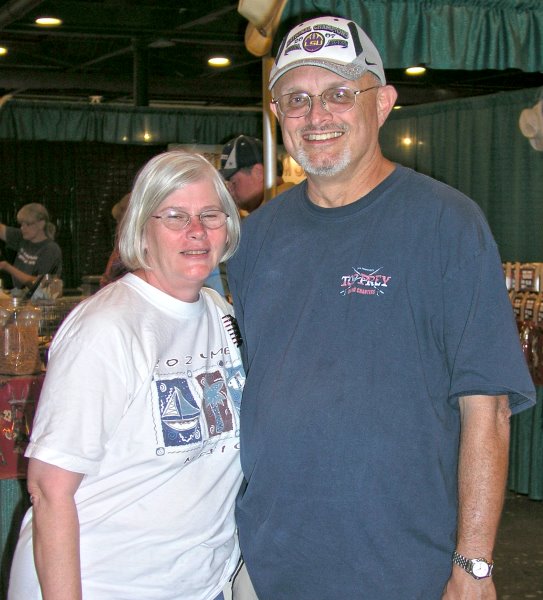 Norma Barnes and husband at the 2008 Texas State Fair