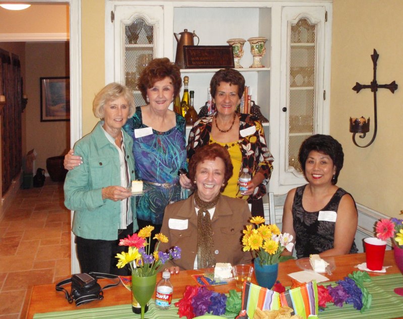 Dot Parten, Jody Riley, Connie Thomas, Pat May, and Angie Harrison