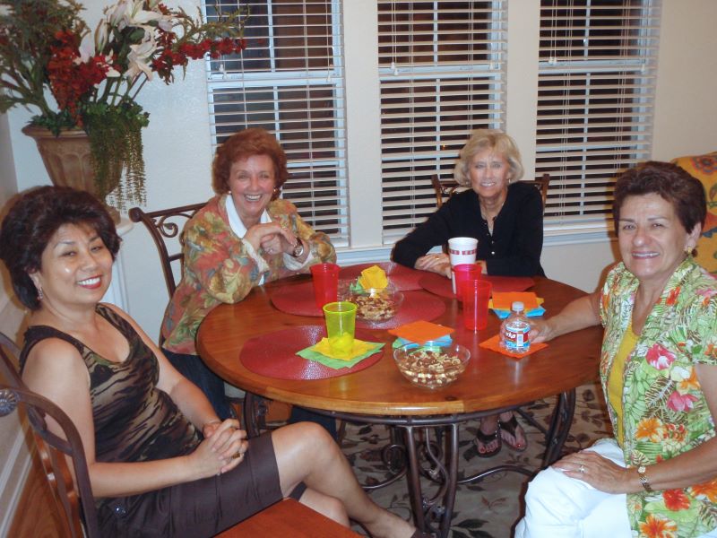 Angie Harrison, Pat , Dot Parton, and Connie Thomas