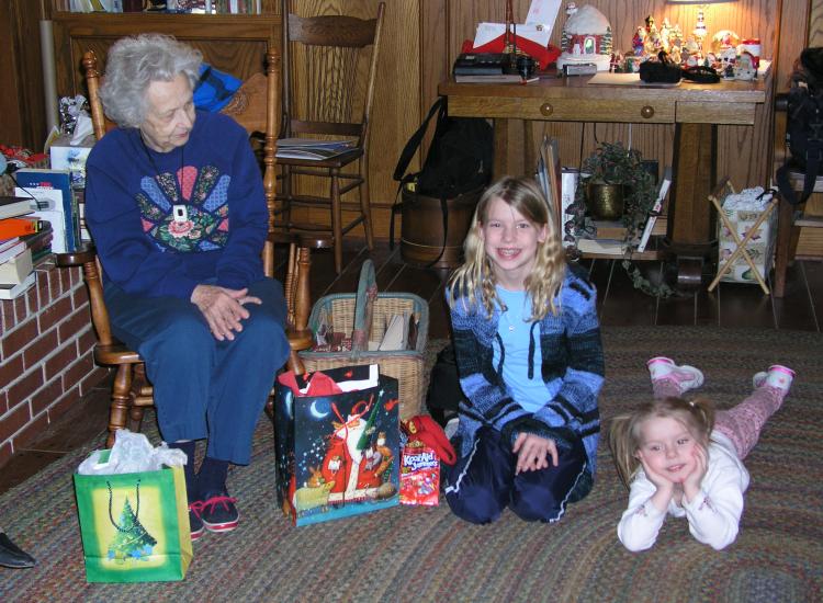 "Aunt Rete" with Cady and Jessica Griffin