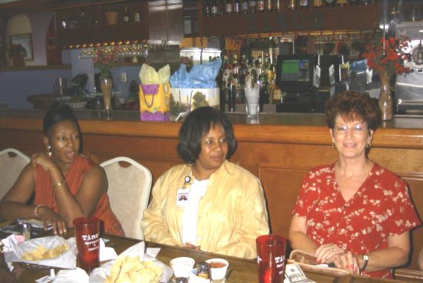 Gail Brigham, Joyce Guthrie, and Charlotte Trimble