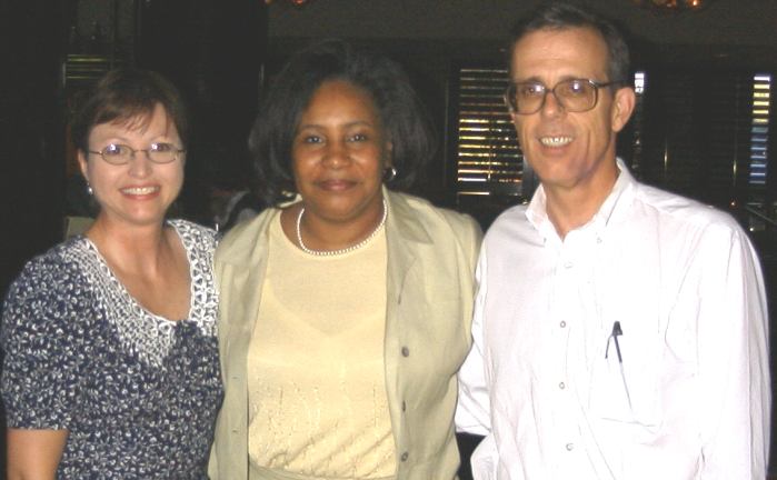 Melissa Cunningham, Joyce Guthrie, and John Bleck