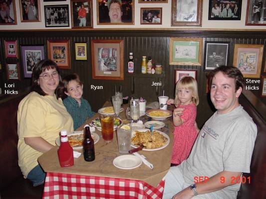 Steve Hicks and family, courtesy of Jim Wallner