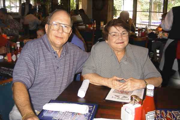 Gene and Mollie London at Pappadeaux