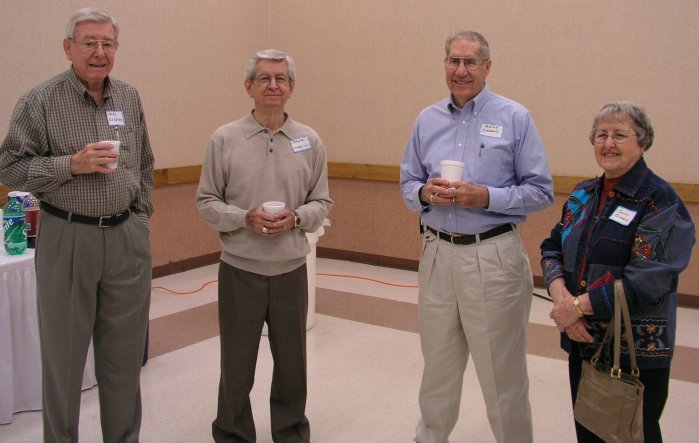 Max Shaeffer, Ernie Martin, Gene and Jenny Simmons