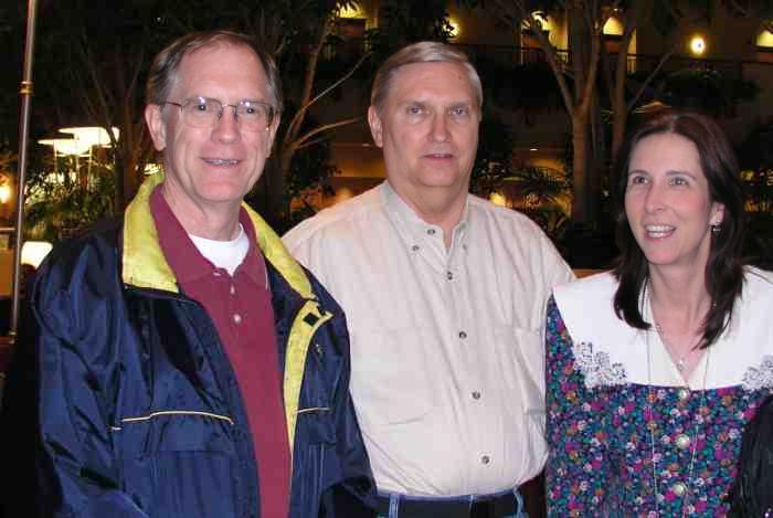 R.P. ''Dick'' Rogers, George Huling, and Rene Duke