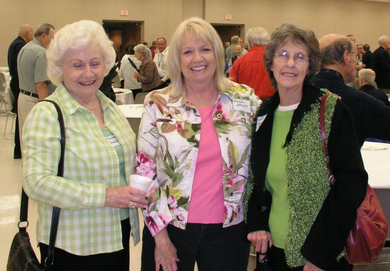 Frances Wheeler, Glenda Offutt and Hazel Perry