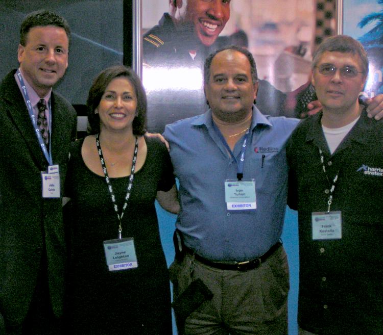 John Colvin, Jane Serna (Leighton), Ivan Tuon, and Frank Kostello