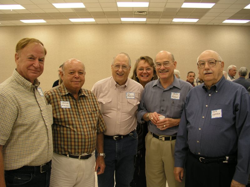 Jim Wallner, Hector Hinojosa, Jim Harrison, Connie Wallner, Bob Kellow, and Pete Kampas