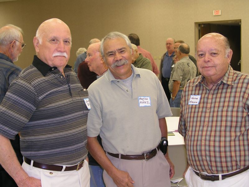 The "Three Amigos" - Joe Blake, Mauricio Nuez, and Hector Hinojosa