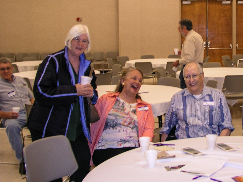 L-R: Norma Barnes, Connie Wallner, Jim Harrison