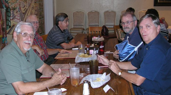 Weldon Lowe, Eldon Streck, Tashima, Marv Howard, and George Huling