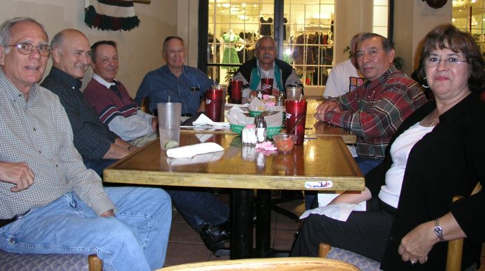 Mike Crye, Bill England, Dave Kuester, Doug Dreggors, Mauricio Nuez, Steve and Angie Rocha