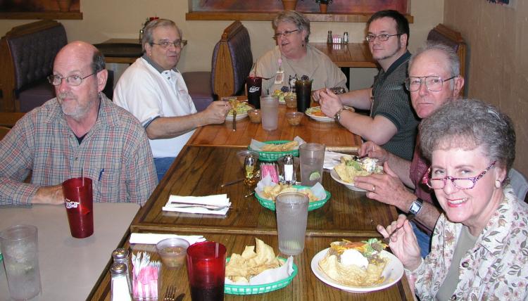 Mike Crye, Bill England, Dave Kuester, Doug Dreggors, Mauricio Nuez, Steve and Angie Rocha