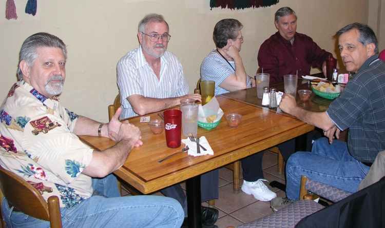 Left-to-Right:Larry Pavlicek, Marvin Howard, Frances Bradford, George Huling and Bob Everett.