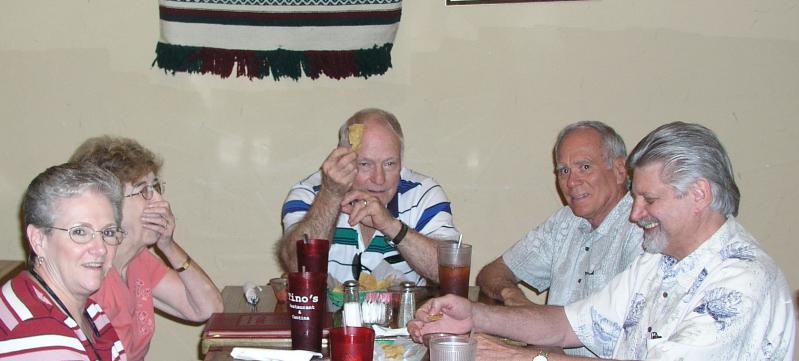 Frances Bradford, Mrs. & Mr. Oliver Rankin, Mike Crye, and Larry Pavlicek