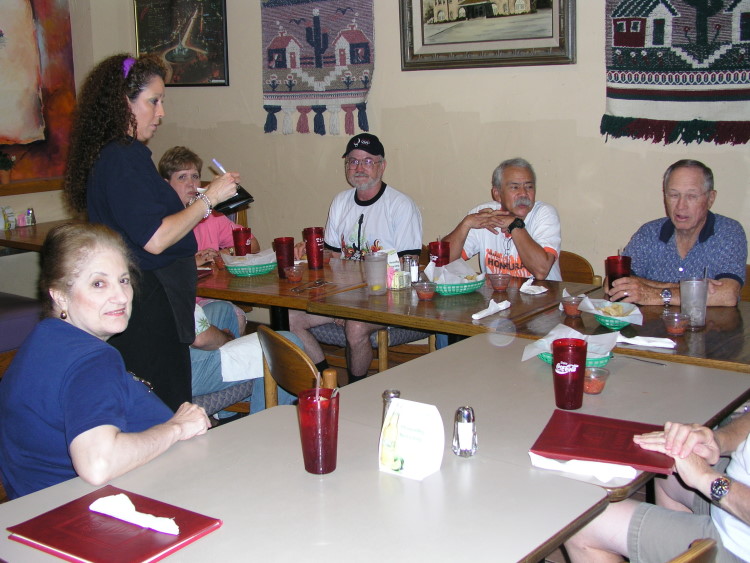 L-R: Charlotte Karam, Larry Pavlicek (behind Marilyn), Wanda Fox, Marvin Howard, Mauricio Nuez, Doug Dreggors, and Jim Rushing