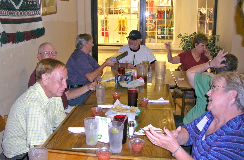 Jim Wallner, Eldon Streck, George Huling, Marvin Howard, Wanda Fox, Frances Bradford, and Dorothy McGrath.