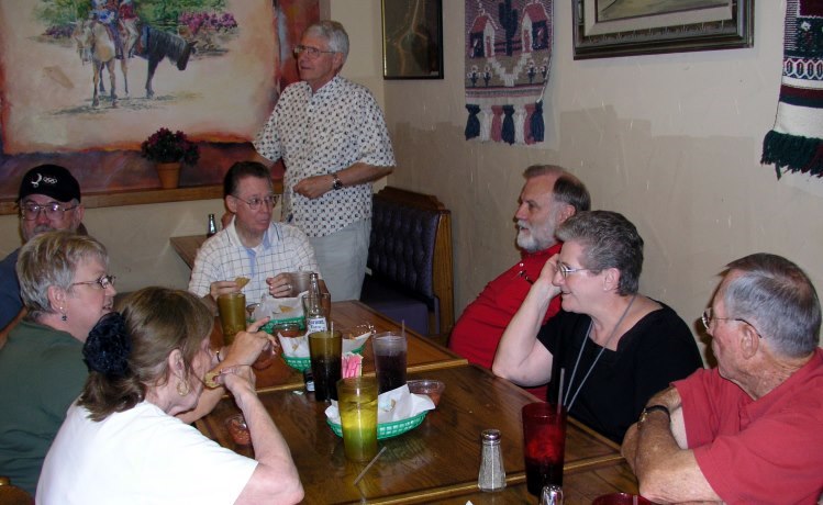 Carol George, Dorothy McGrath, Marvin Howard, Jack Bowling, Jim Rushing, Jerry Brown, Frances Bradford, Doug Dreggors