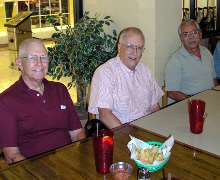 L-R: Eldon Streck, Jim Harrison, and Mauricio Nuez