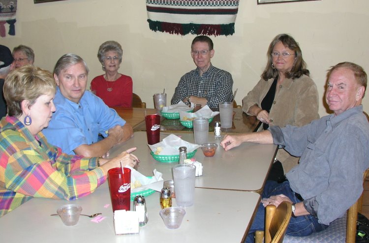 Clockwise from left: Wanda Fox, George Huling, Marvin Howard, Dorothy McGrath, Nona Babbs, Jack Bowling, Connie Wallner, Jim Wallner