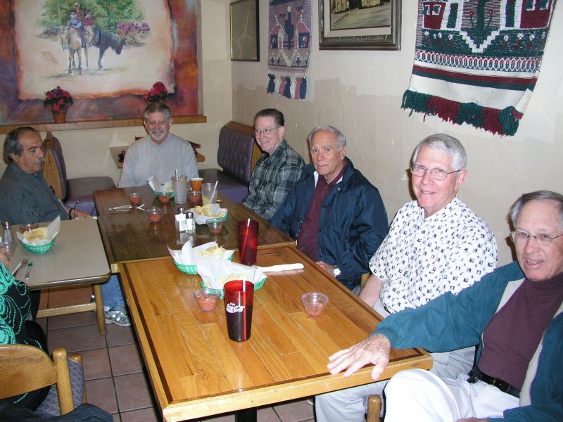 L-R: Jim Wallner, Jim Rushing, Dave Cerney, Doug Dreggors, Jerry Brown, Mauricio Nuez, Bob Everett, Jack Bowling, Allegra Burnworth, Mike Crye, George Huling, Dennis Kaplan,  Eldon Streck, Norma Barnes, and Frances Bradford.