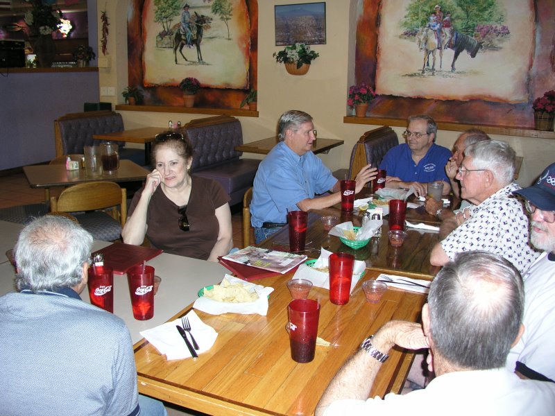 Clockwise: Mauricio Nuez, Charlotte Karam, George Huling, Dennis Kaplan, Mike Crye, Jim Rushing, Marvin Howard, Doug Dreggors 