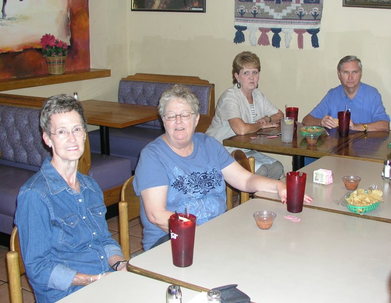 Betty Merritt, Lynne Saunders, Wanda Fox, George Huling