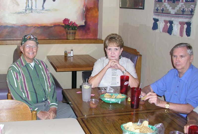 L-R: Eldon Streck, Wanda Fox, George Huling