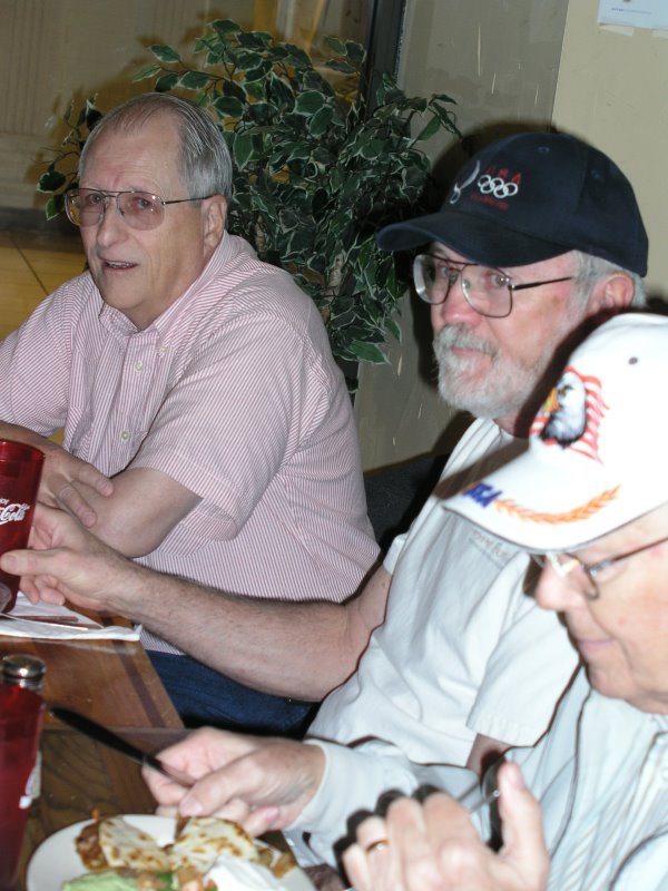 Clockwise from left: Jim Harrison, Marvin Howard, Eldon Streck