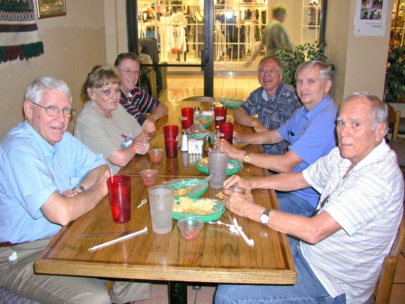 L-R:  Jim Rushing, Carol George, Jack Bowling, Harold Shiroma, George Huling, Mike Crye