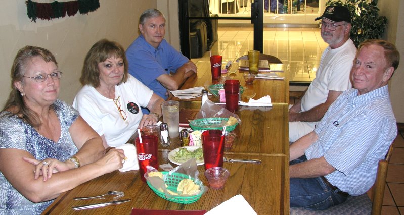 L-R: Jim Rushing, Jerry Brown, Jack Bowling, Marvin Howard, Eldon Streck, and Mike Crye